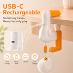 MirokenDesk Clamp Automatic Cat Teaser Toy - Keep Indoor Cats Busy While You Work