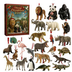 Zoo Animals Advent Calendar 2026 - 24 Animal Ornaments