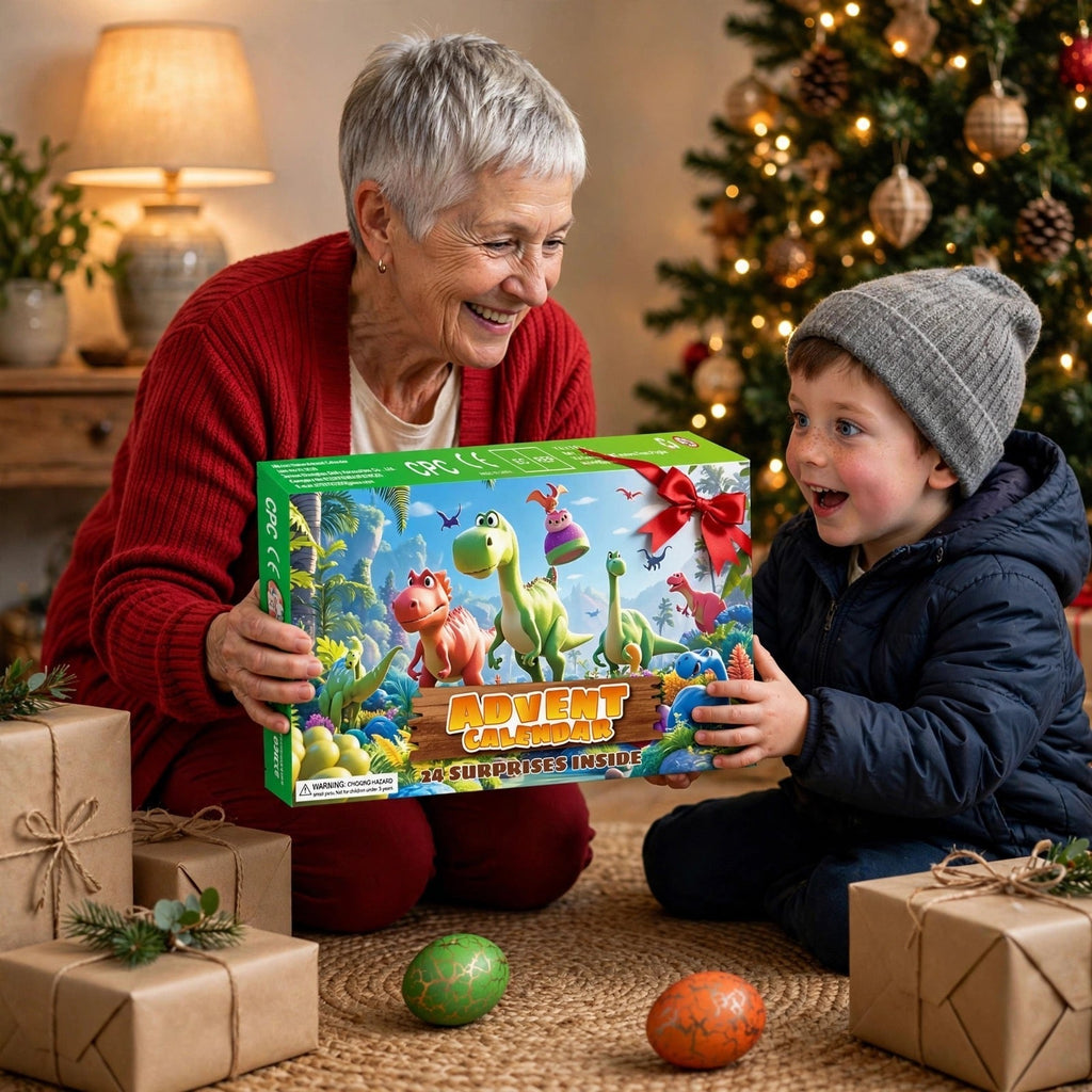 Dinosaur Egg Advent Calendar 2026 - 24 Dino Eggs that Hatch in Water