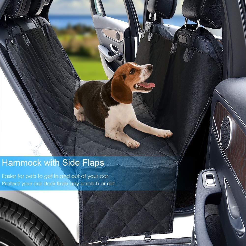 Dog Seat Cover For Pets 100% Waterproof For Tesla Model S3XY - Visible Mesh Window