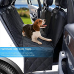 Dog Seat Cover For Pets 100% Waterproof For Tesla Model S3XY - Visible Mesh Window
