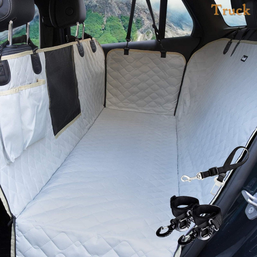 Dog Seat Cover For Pets 100% Waterproof For Tesla Model S3XY - Visible Mesh Window