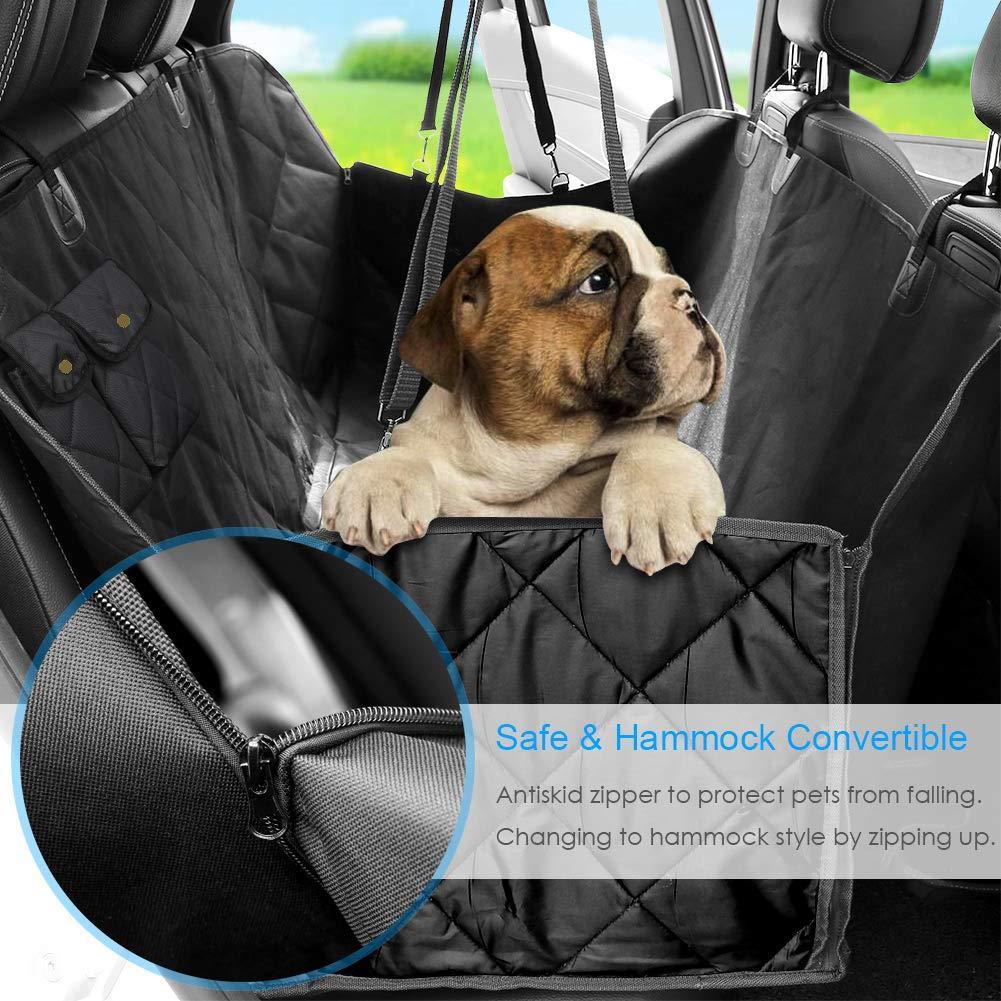 Dog Seat Cover For Pets 100% Waterproof For Tesla Model S3XY - Visible Mesh Window
