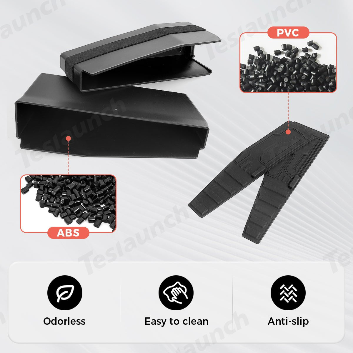 Door Handle Inserts Storage Box (2PCS) for Tesla Cybertruck