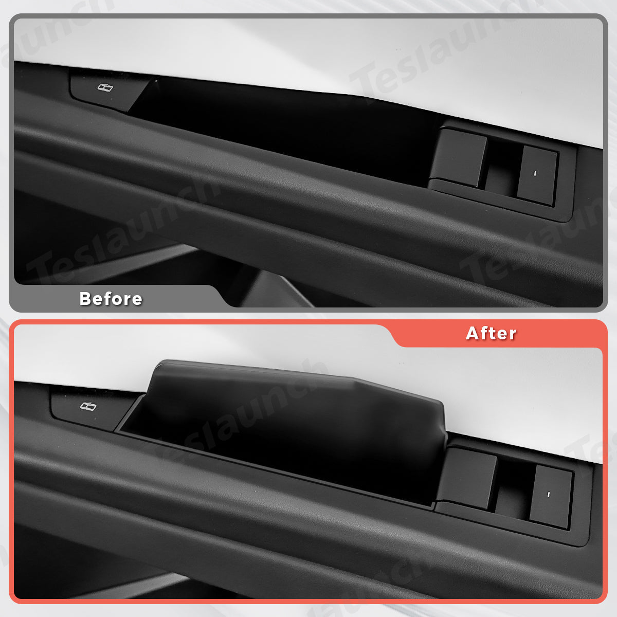 Door Handle Inserts Storage Box (2PCS) for Tesla Cybertruck