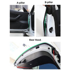 Door Seal Kit Soundproof Wind Noise Reduction Kit For Tesla All Models