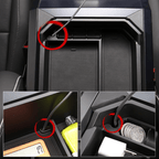 Double Layer Center Console Organizer Armrest Storage Box for Cybertruck