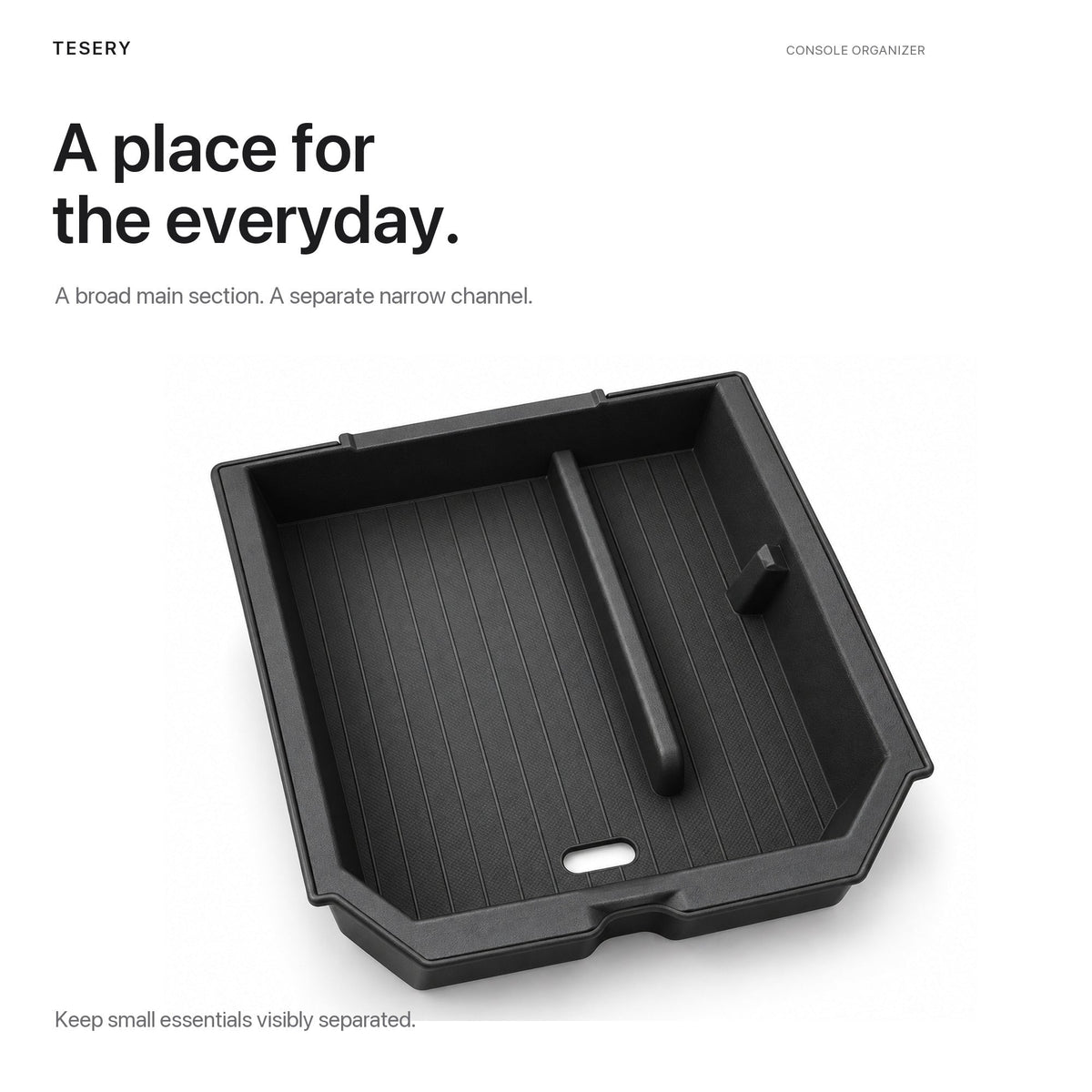 Double-Layer Center Console Storage Box for Model 3 Highland/Y Juniper | 3 Colors