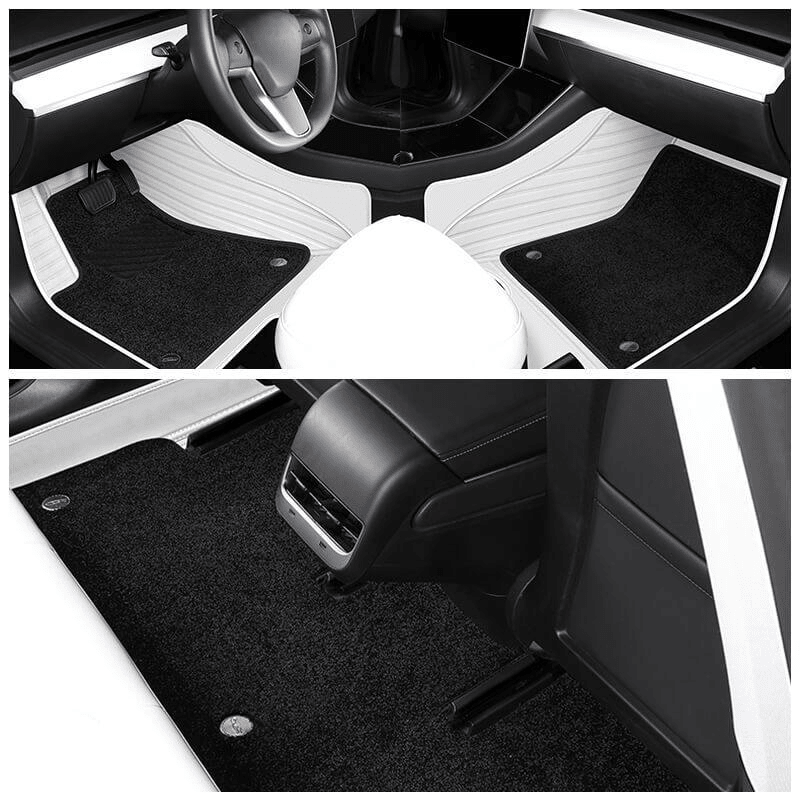 Double Layer With Blanket Floor Mat for Tesla Model S Accessories (2014-2020)