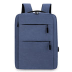 1Expandable canvas backpack with USB, up to 20 L, 16 inch