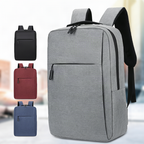 1Expandable canvas backpack with USB, up to 20 L, 16 inch
