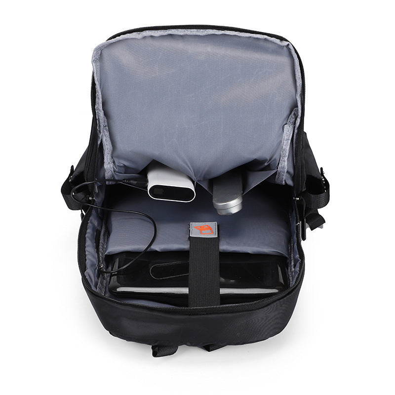 1Large backpack, 36–55 L, oxford fabric, waterproof