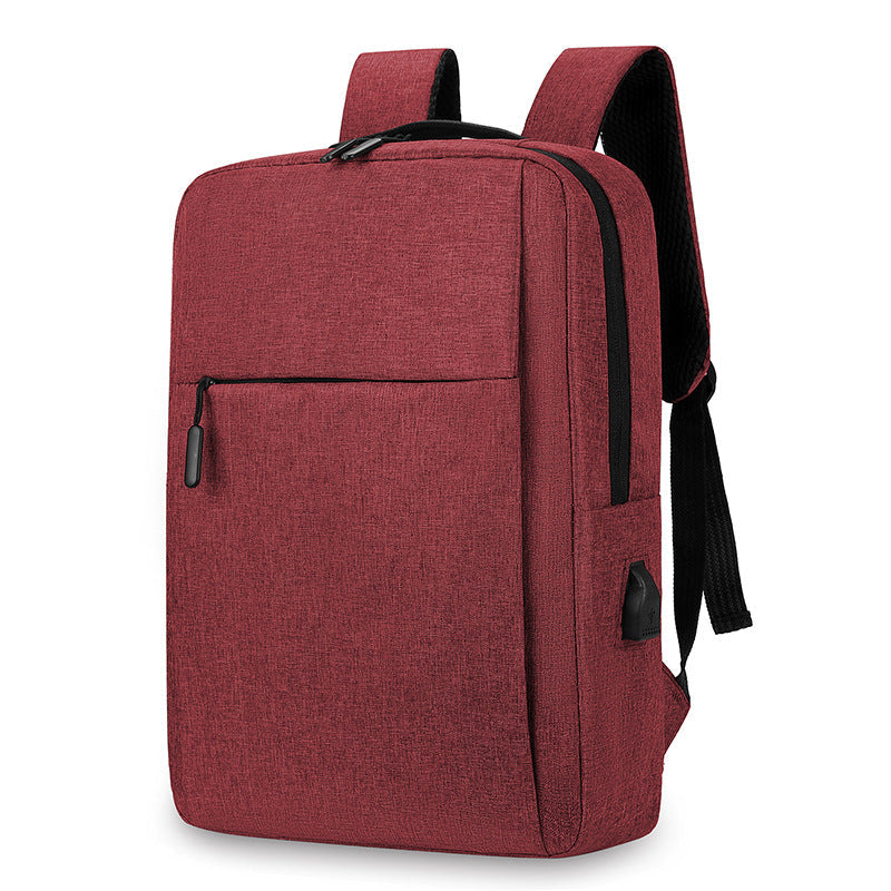 1Expandable canvas backpack with USB, up to 20 L, 16 inch