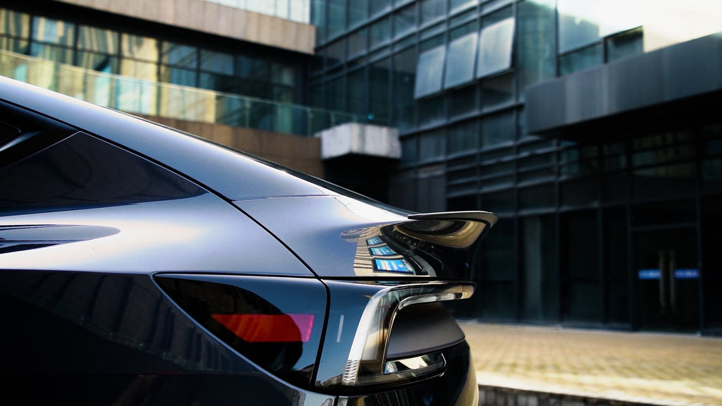 Dry Carbon Fiber Rear Trunk Spoiler for Tesla Model Y Juniper
