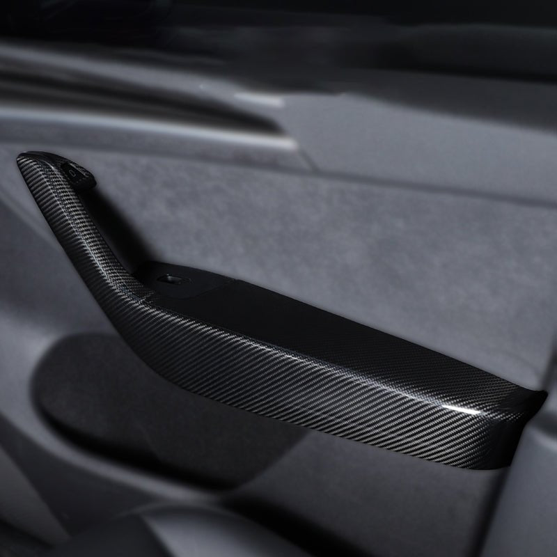 Dry Carbon Fibre Door Armrest Covers for Tesla Model Y / Model Y Juniper