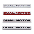 'Dual Motor' Decal Rear Trunk Emblem For Tesla All Model 3 Y S X