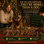 German Shepherd Advent Calendar 2026 - 24 German Shepherd Figurines