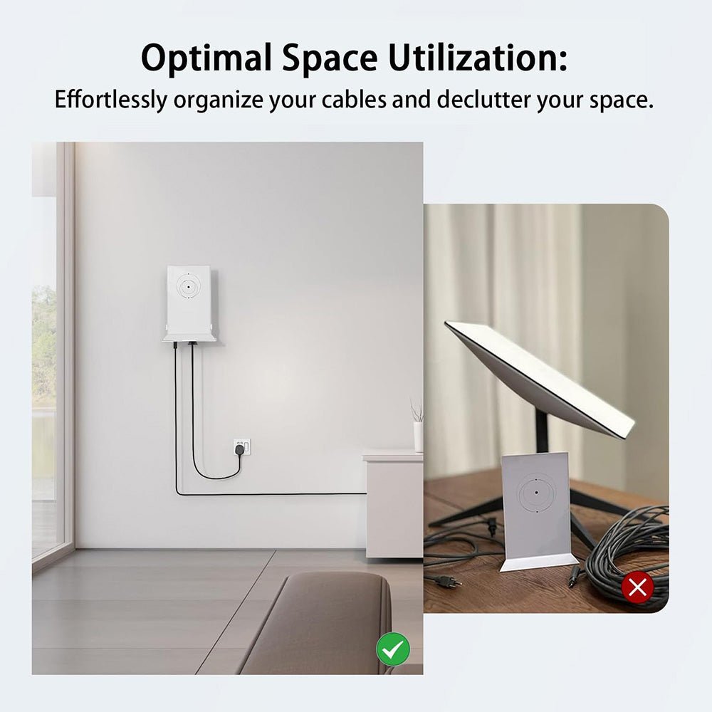 Durable ABS Wall Mount for Starlink Gen 2 Router