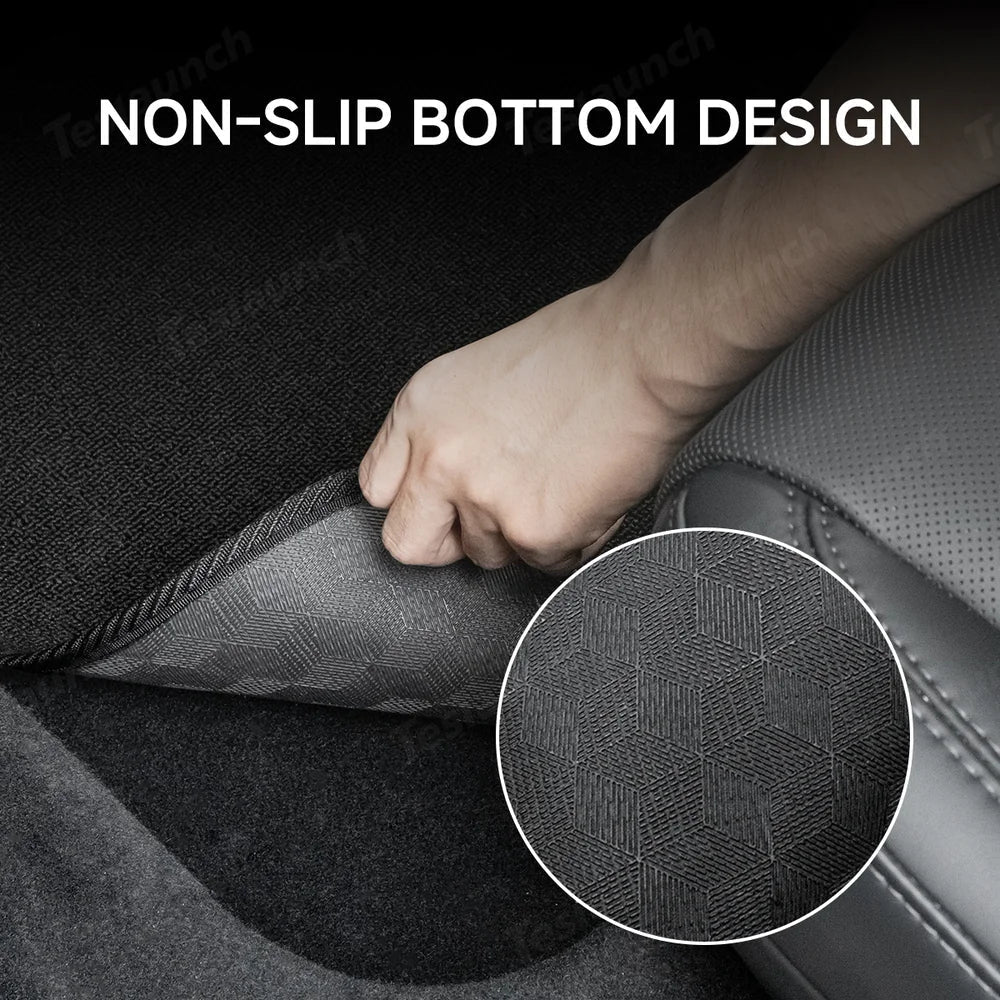 Durable Carpet-Style Floor Mats (3-Piece Set) for Tesla Model Y Juniper 2025+