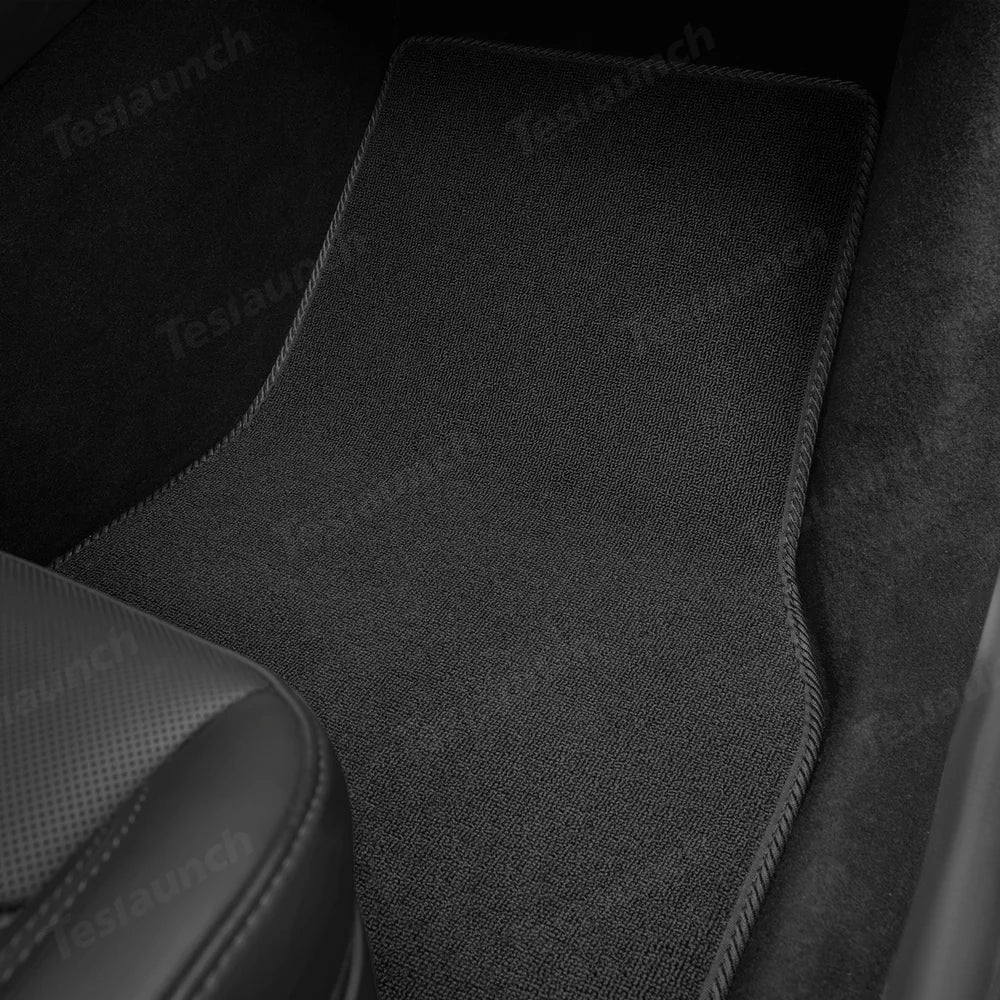 Durable Carpet-Style Floor Mats (3-Piece Set) for Tesla Model Y Juniper 2025+