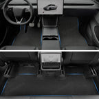 Durable Carpet-Style Floor Mats (3-Piece Set) for Tesla Model Y Juniper 2025+