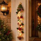 Glowing Christmas Door Hanger