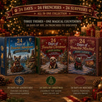 24-Day French Bulldog Christmas Advent Calendar | 24 Unique Collectible Frenchie Characters with Different Outfits, Personalities & Daily Holiday Surprises