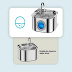 3.2L Stainless Steel Pet Water Fountain
