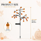 Solar Pumpkin Lights Light Up Your Halloween Yard