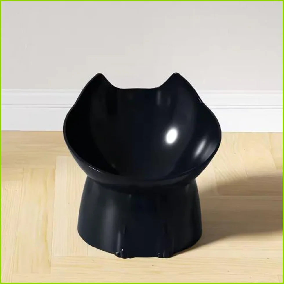 Raised Tilted Cat Bowl, Anti-Tip