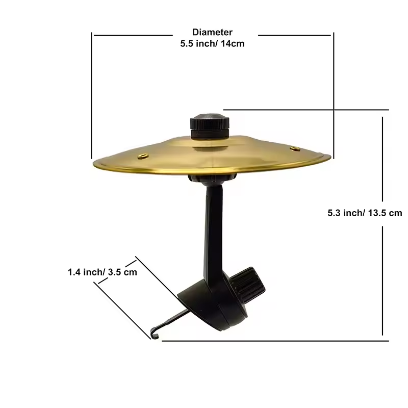 Adjustable Car Cymbal with 360° Rotating Air Vent Mount