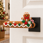 Handcrafted Holiday Friends Door Handle Covers