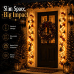 Glowing Christmas Door Hanger