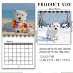 2027 West Highland White Terrier Calendar