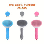 Self-Cleaning Pet Slicker Brush