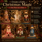 Beginner-Friendly DIY Lighted Christmas Character Sea Glass-Style Lighthouse Kit Collection