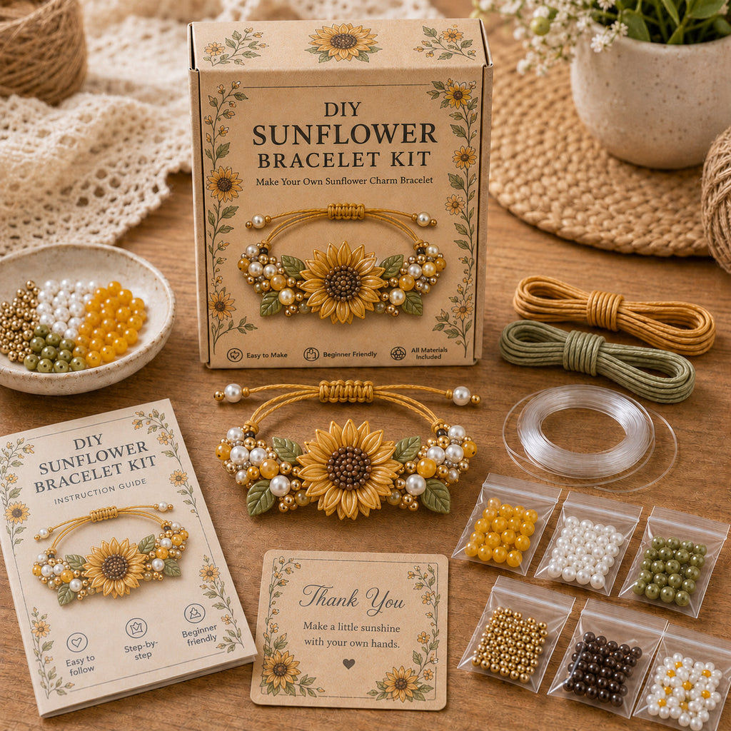 Cottage Garden Charm Bracelet DIY Kit Series