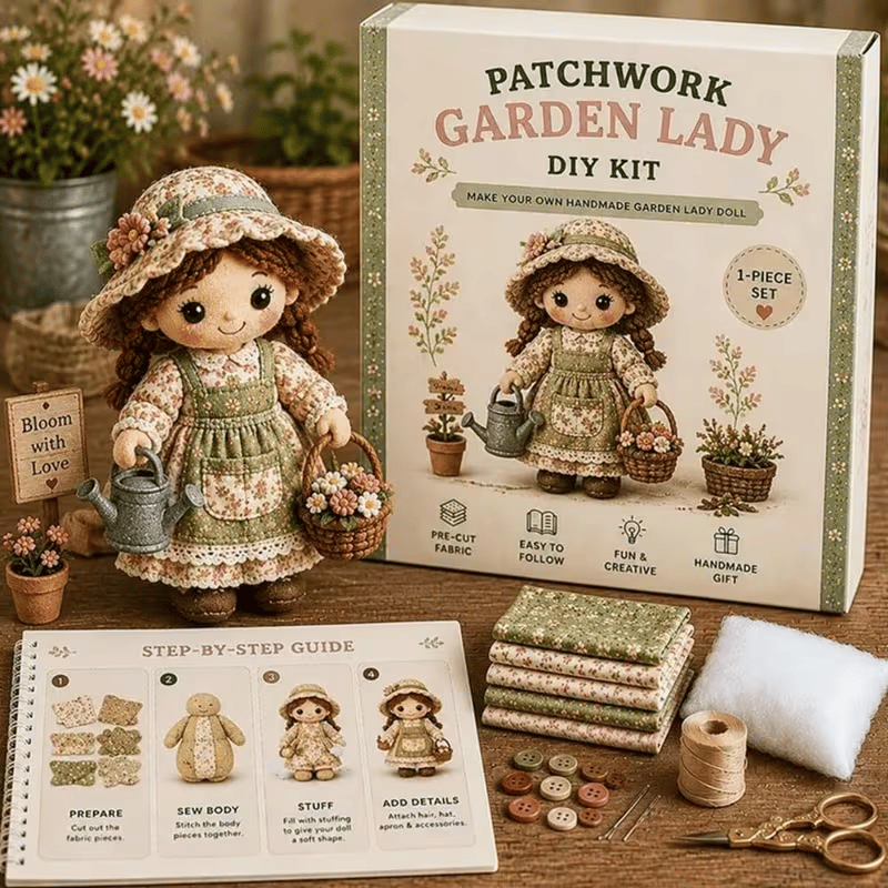Handmade Patchwork Doll DIY Kit