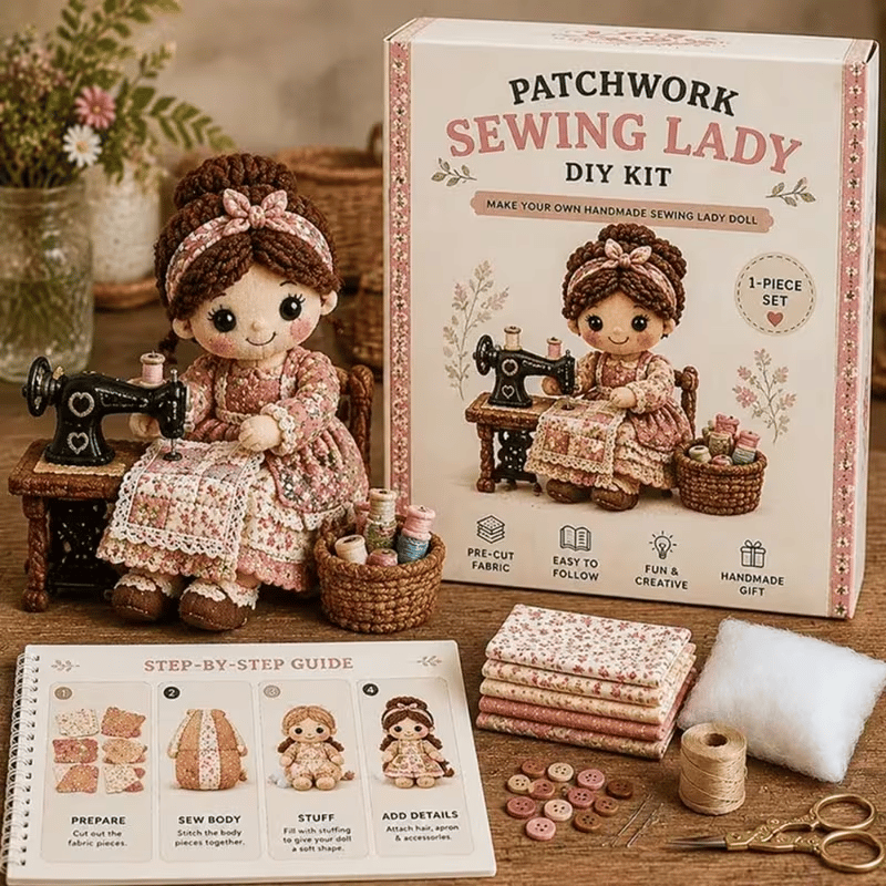 Handmade Patchwork Doll DIY Kit