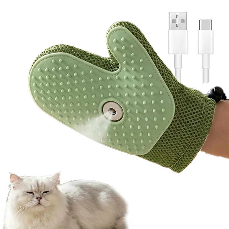 3-in-1 Pet Steam Grooming Brush