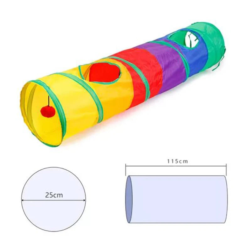 Collapsible Cat Tunnel Toy