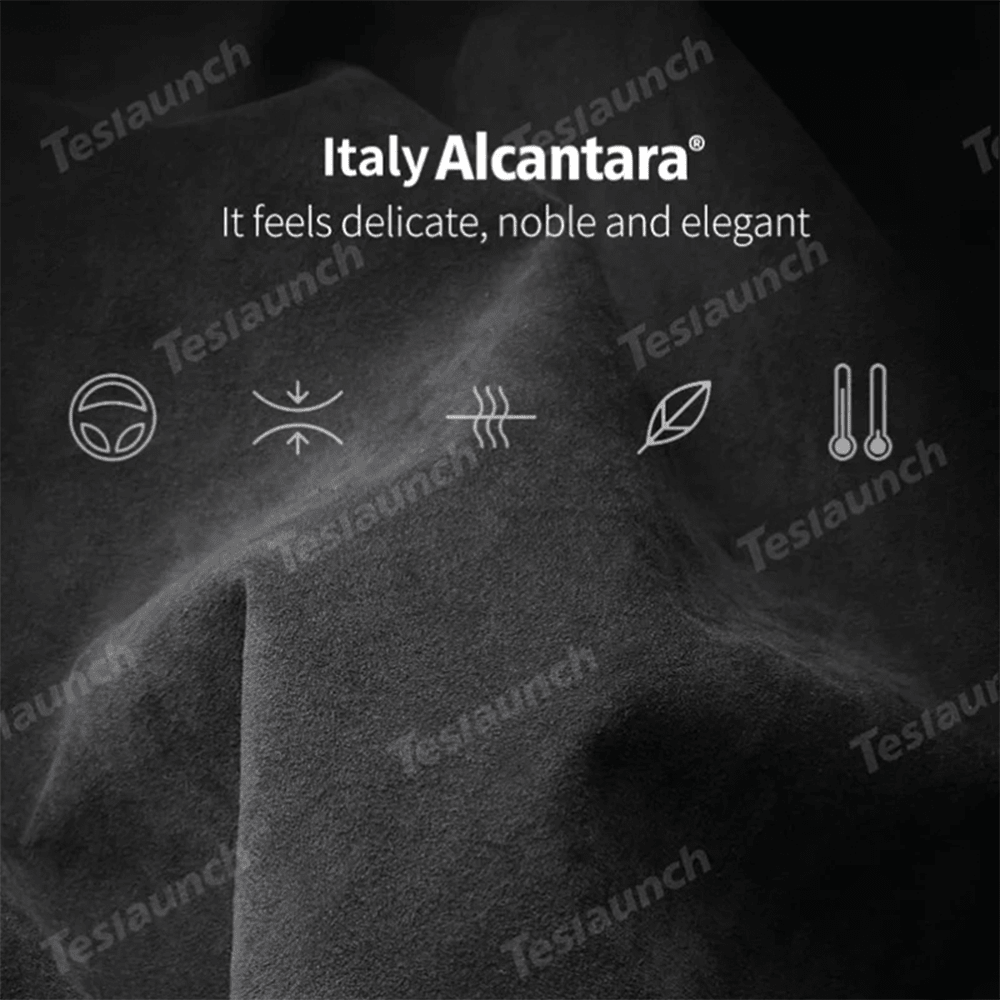 Ergonomic All Weather Alcantara Lumbar Support Pillow - Fits All Cars