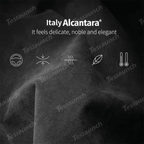 Ergonomic All Weather Alcantara Lumbar Support Pillow - Fits All Cars
