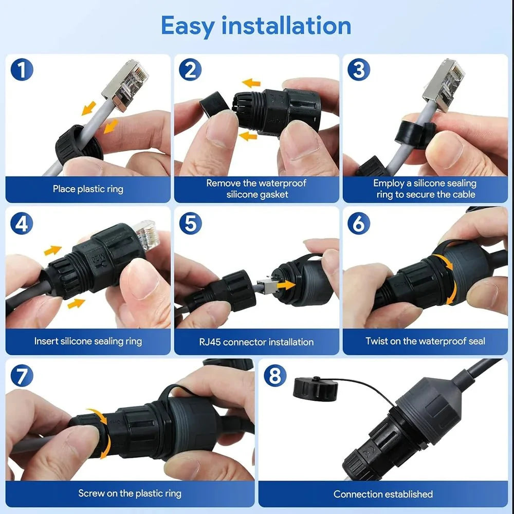 Ethernet RJ45 Adapter Connector for Starlink Gen 3/Mini