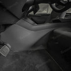 Extended-Length Center Console Side Kick Protection Pads -2-Piece Napa Leather Set for Tesla Model Y Juniper 2025+