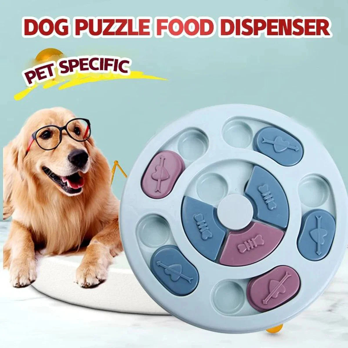Slow Feeder Puzzle Bowl