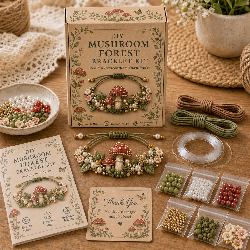 Cottage Garden Charm Bracelet DIY Kit Series