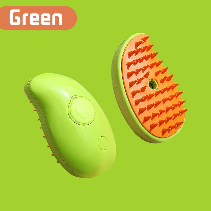 3-in-1 Pet Steam Grooming Brush