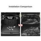 Factory Cargo Cover Board Foldable Rear Trunk Storage shock-absorbing For Tesla Model Y（2020-2024）