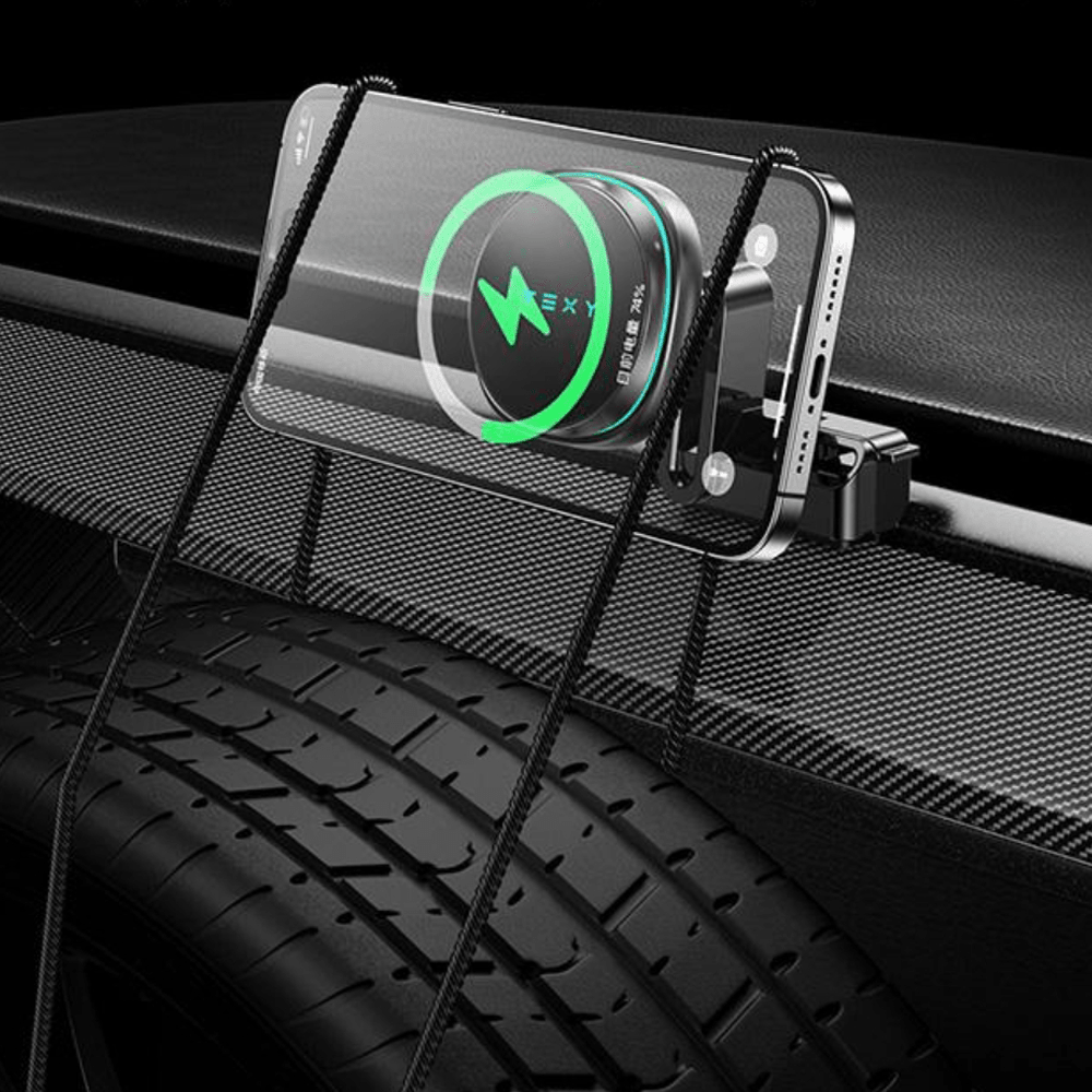 Fast Charging-Magnetic Suction Smart Fast Charging Mobile Phone Holder For Tesla Model 3/Y (for left hand drive )
